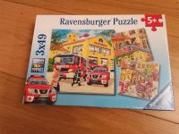 Ravensburger Puzzle Brand New Sealed Feuerwehr 3x49 pieces, 5+ Mitte - Tiergarten Vorschau