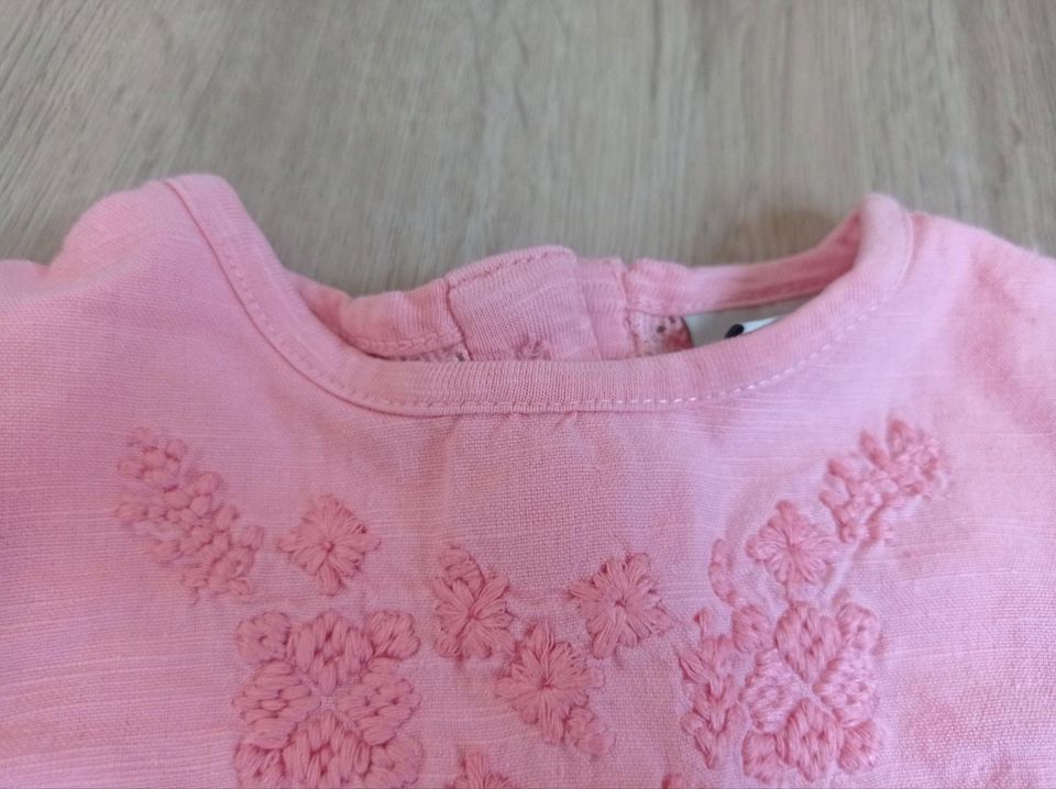 Bluse T-Shirt rosa Next - Größe 80 in Wolpertswende