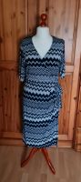 Samonn Damenkleid, Zick Zack Muster, Größe 44, blau weiß Rheinland-Pfalz - Herxheim bei Landau/Pfalz Vorschau