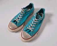 Converse Chucks low Used Look Gr. 37,5, türkis Hessen - Beselich Vorschau