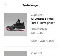 Air Jordan 4 bred reimagined size 11 Rheinland-Pfalz - Speyer Vorschau