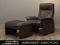 De Sede DS 61 | Sessel mit Funktion & Hocker Leder Braun | Lounge Elberfeld - Elberfeld-West Vorschau