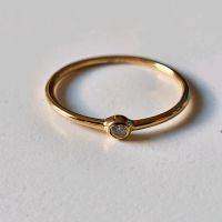 Ring 375/9K Gelbgold Gr. 52 Damen Zirkonia Zirkon Wiesbaden - Mainz-Kastel Vorschau