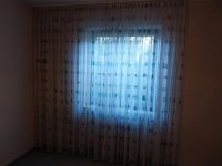 Vorhang 2x weiß transparent blaues Muster 245x145cm Bayern - Nabburg Vorschau