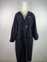 Burberry Damen Dufflecoat Mantel Oversized Gr. XL Dunkellblau Bayern - Wolnzach Vorschau