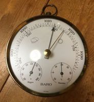 Barometer Hygrometer Thermometer Metall defekt Deko Hessen - Egelsbach Vorschau