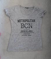T-Shirt grau meliert Janina 40 Barcelona Metropolitan kurzarm Bayern - Gilching Vorschau