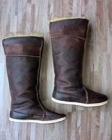 HUB Stiefel Boots Damen - 37 - braun Fell gefüttert Nordrhein-Westfalen - Neuss Vorschau