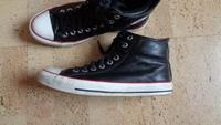 CONVERSE All Star❤️ trendige schwarze Sneaker Leder Gr. 7,5 Gr.41 Niedersachsen - Lüneburg Vorschau