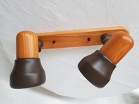 Wandlampe 2 Spots Holz Kiefer Retro Vintage 70er/80er Deckenlampe Kiel - Hassee-Vieburg Vorschau