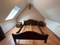 Massivholz Doppel-Bett mit Details Schleswig-Holstein - Bad Segeberg Vorschau