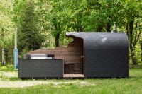 5m 2in1 Iglu-Sauna mit Whirlpool / Badefass mit Sauna -15% Rabatt Mitte - Wedding Vorschau