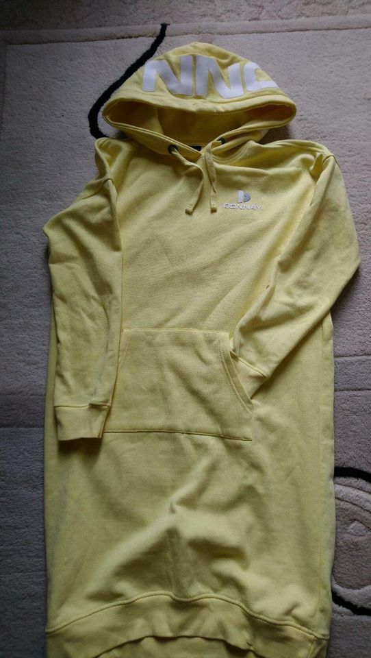 Hoodie Kleid mit Kaputze von DONNAY Gr. M, gelb, neu in Marl