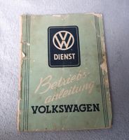 Betriebsanleitung Volkswagen 1957 Leipzig - Grünau-Ost Vorschau