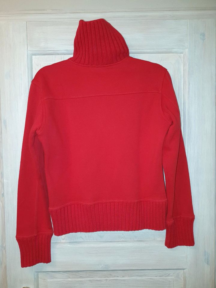 Neuwertige dicke H&M Sweatjacke Strickjacke rot Gr.L in Schwedeneck