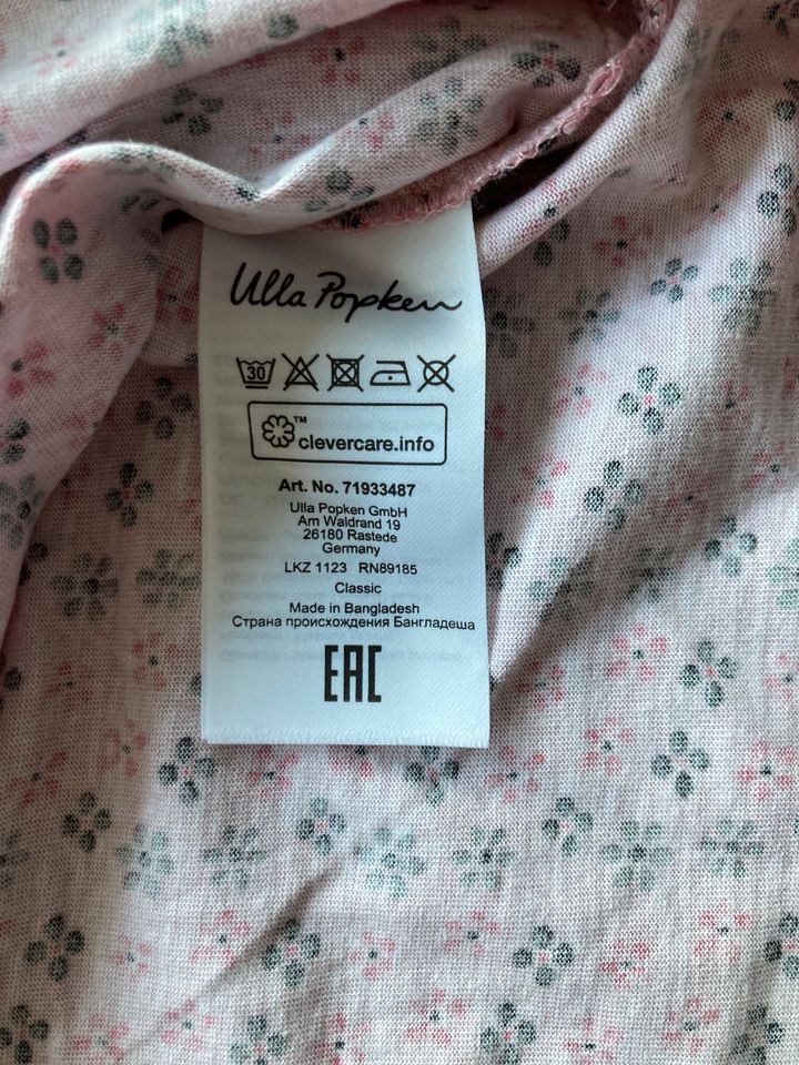 Tunika*Shirt*Gr.54/56*rosa mit Blümchen*Ulla Popken in Nordenholz