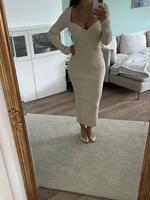 H&M Maxikleid midikleid Strickkleid cremeweiss S 36 neu Bodycoon Hessen - Ginsheim-Gustavsburg Vorschau