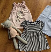 Kleid Top H&M Größe 92 blau rosa Katze gestreift Leipzig - Gohlis-Nord Vorschau