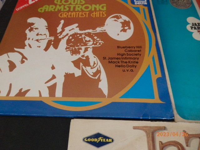 5 LPs JAZZ 2xDoppelLP Ellington Brubeck Domino Armstrong in Insheim