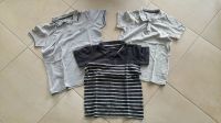 Vertbaudet: 3 Polo-Shirts, grau-schwarz, Gr. 140 Nordrhein-Westfalen - Leverkusen Vorschau