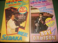 2 VHS - Rock'n'Roll Live - Roy Orbison / Neil Sedaka Nordrhein-Westfalen - Velbert Vorschau