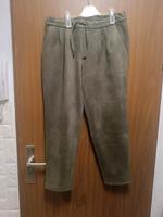 Samt Velours Leder Optik Hose mit Taschen Gr 44- 46 Bremen - Huchting Vorschau