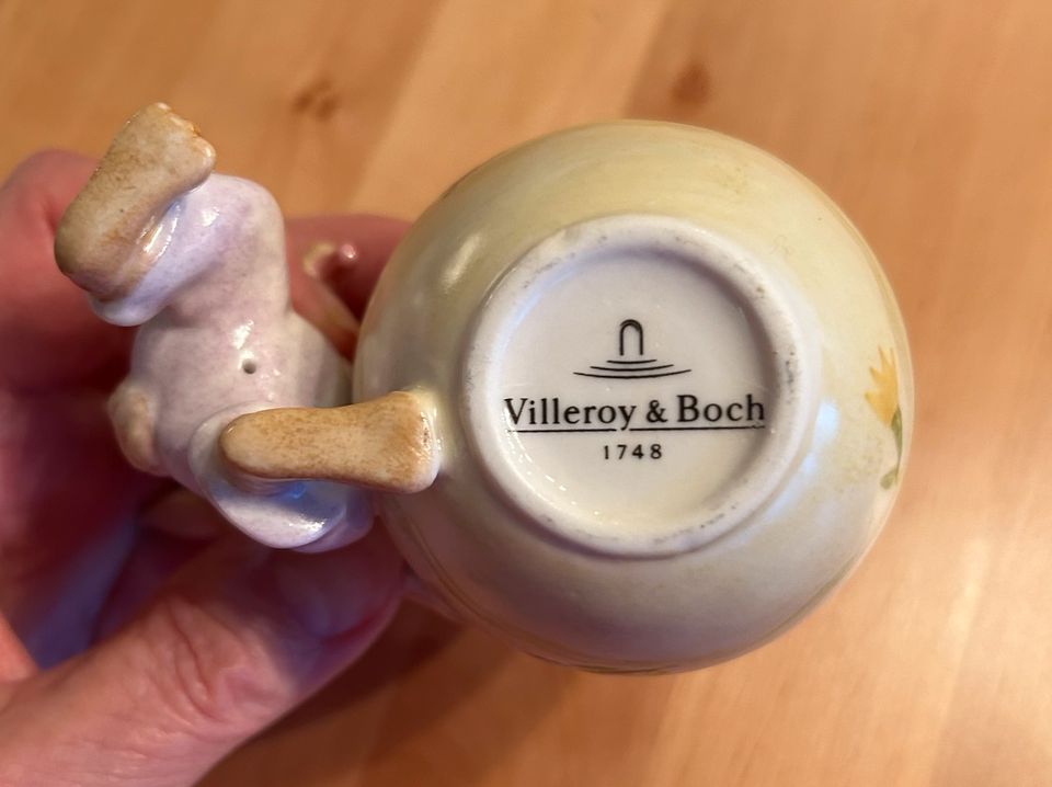 Villeroy&Boch Ostern Minivase/ -Dose mit Hase in Essen