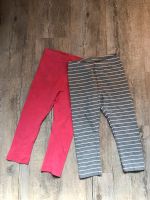 3 Leggings Gr. 86/92 grau pink Hessen - Erbach Vorschau