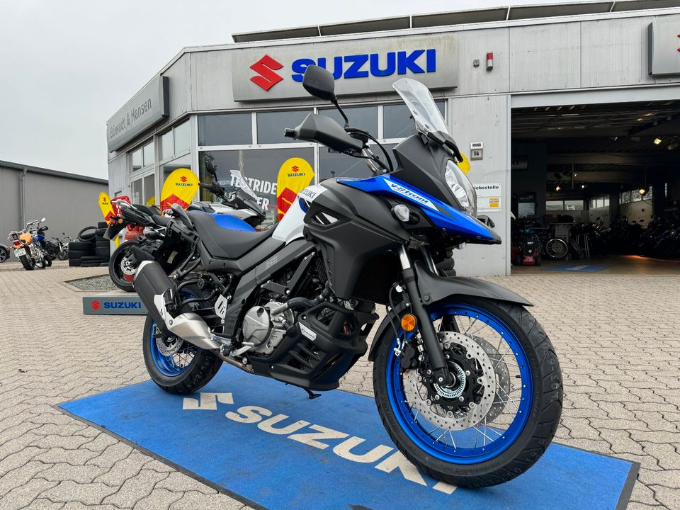 Böwadt-und-Hansen-229-Suzuki-DL-650-XT-V-Strom-weiss-blau in Handewitt