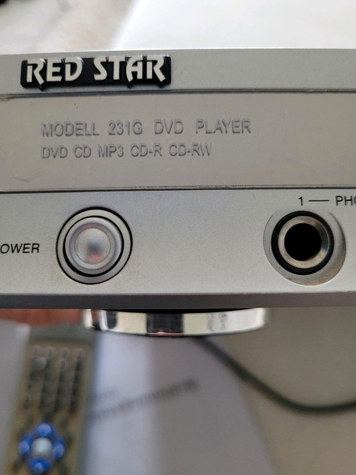 RED STAR DVD Player CD MP3 Fernbedienung Anleitung in Göttingen