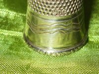 ALTER FINGERHUT THIMBLE WELLEN SILBER 800 Bayern - Gauting Vorschau