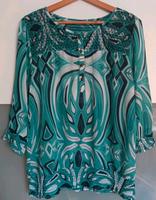 Neuw. ~ Schöne Chiffon-Bluse (S.Oliver), Gr.M, türkis/hellblau Hessen - Grebenhain Vorschau