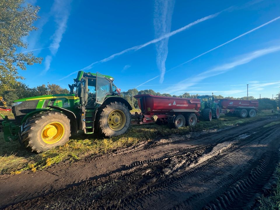 Traktor Erdmulden Baumulden Muldenkipper Transport Vermietung in Weiden b Weimar Thür