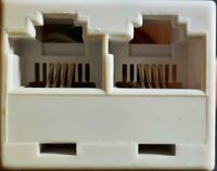 ISDN-Adapter 0,1m, 1x RJ 45 Stecker auf 2x RJ 45 Buchse Niedersachsen - Brake (Unterweser) Vorschau