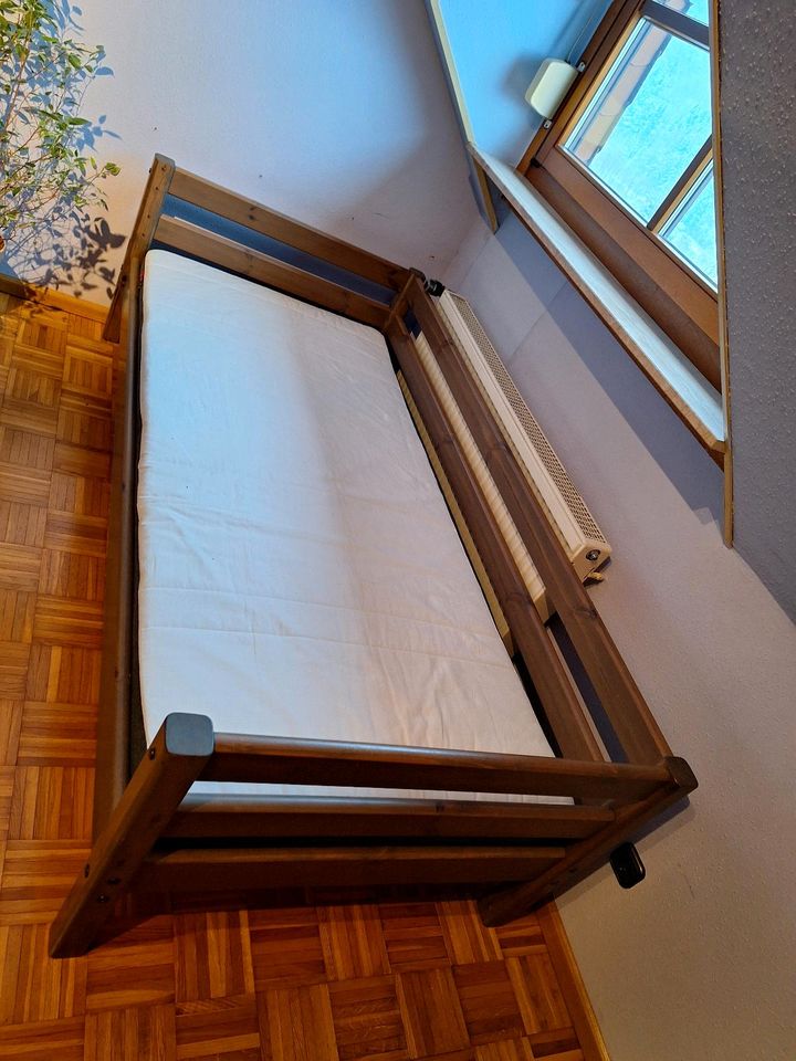 90x200cm Bett von Flexa in Kordel