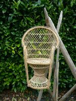 SHABBY CHIC ~ Korbstuhl * Sessel f. Puppen, Rattan Hessen - Schaafheim Vorschau