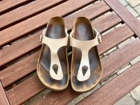 Birkenstock Gizeh Gr. 37 Pearl white Zehentrenner Hessen - Runkel Vorschau