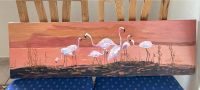 Ölbild Bild Flamingos 1 m x 30 cm Keilrahmen Eimsbüttel - Hamburg Schnelsen Vorschau