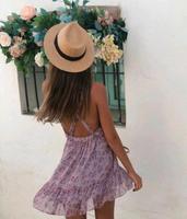 Zara Minikleid floral lila flieder S Blumen Baden-Württemberg - Denzlingen Vorschau