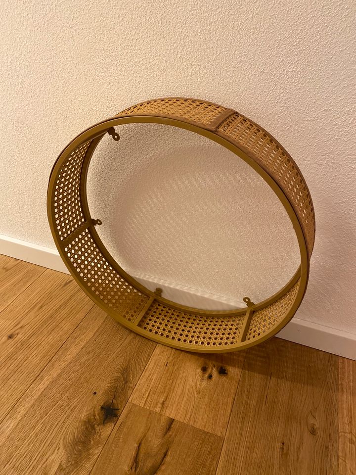 Rattanregal rund groß 50cm Boho Dekokorb in Höchstädt a.d. Donau