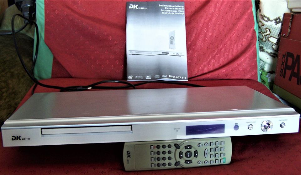 def. DVD- Spieler DK Digital DVD-407 5.1 mit Fernbedienung (o.k.) in Berlin