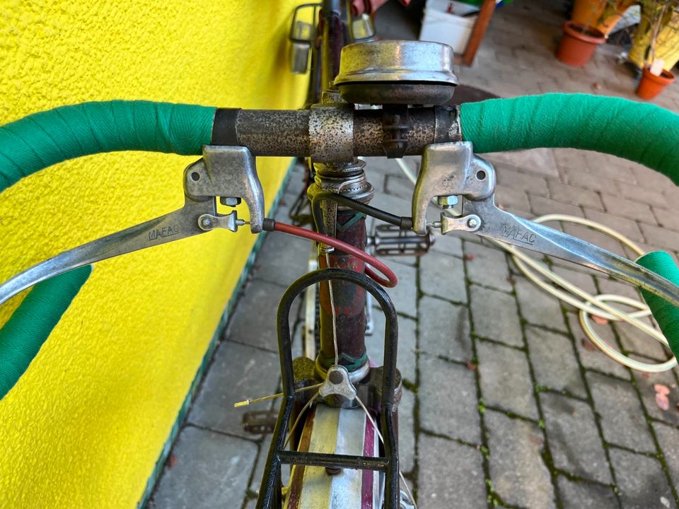 Oldtimer Rennrad Randonneur Außergewöhnlich Klassiker 50 er 60 er in Schwaikheim