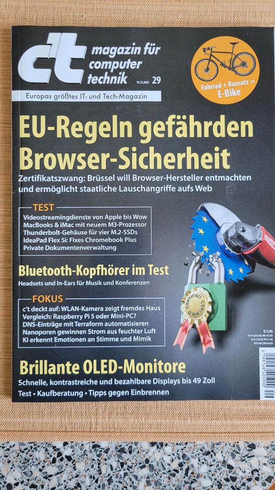 ct Magazin für Computertechnik Jahrgang 2023 in Berlin
