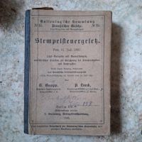 Buch Stempelsteuergesetz von 1895 Hessen - Rauschenberg Vorschau