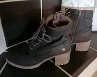 Boots Stiefeletten Dockers Gr. 41 Damen  braun Blockabsatz Niedersachsen - Hinte Vorschau