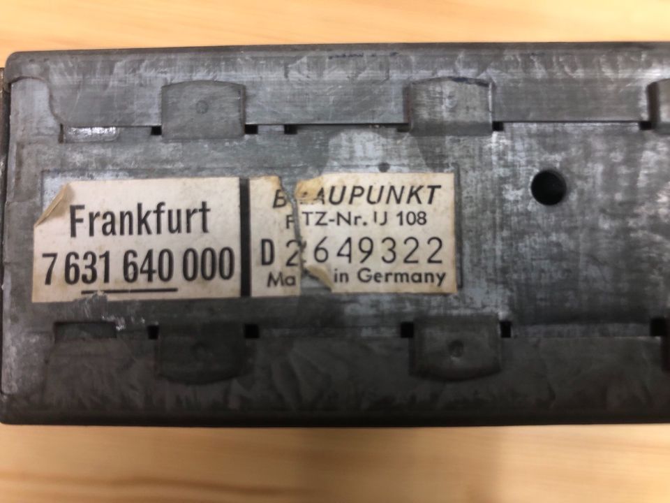 Blaupunkt Frankfurt (Oldtimer) in Grebenau