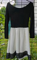 Mädchen Kleid schwarz/weiß Größe 32/34 Bielefeld - Senne Vorschau