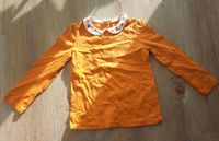 Bluse Mädchen Oberteil senfgelb Kragen Blüten Gr. 98 Brandenburg - Gransee Vorschau