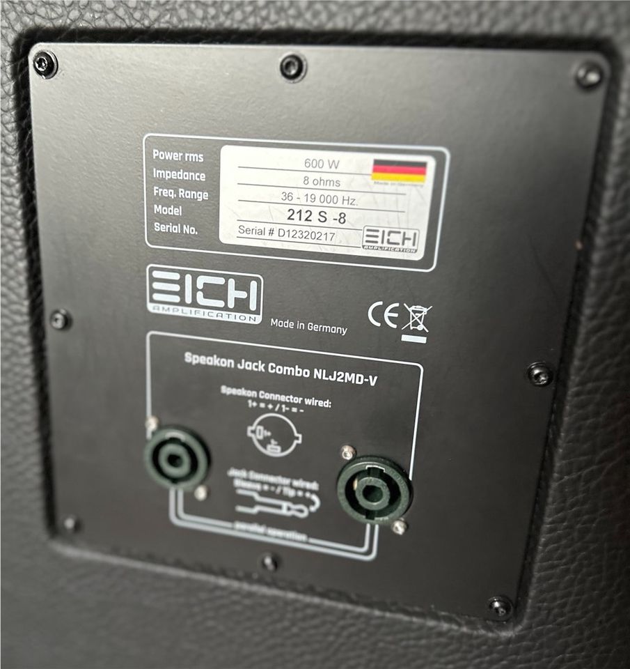 Eich Amplification 212-S  8 Ohm Bassbox in Berlin