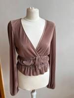 Bluse von Zara Gr S/36 neuwertig beige nude Bayern - Gaukönigshofen Vorschau